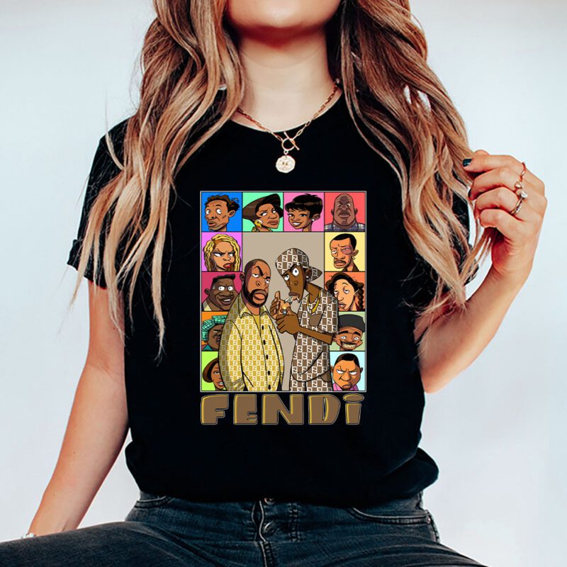 Friday The Animated Series Fendi Unisex T Shirt Cotton Tee TAT8157 5