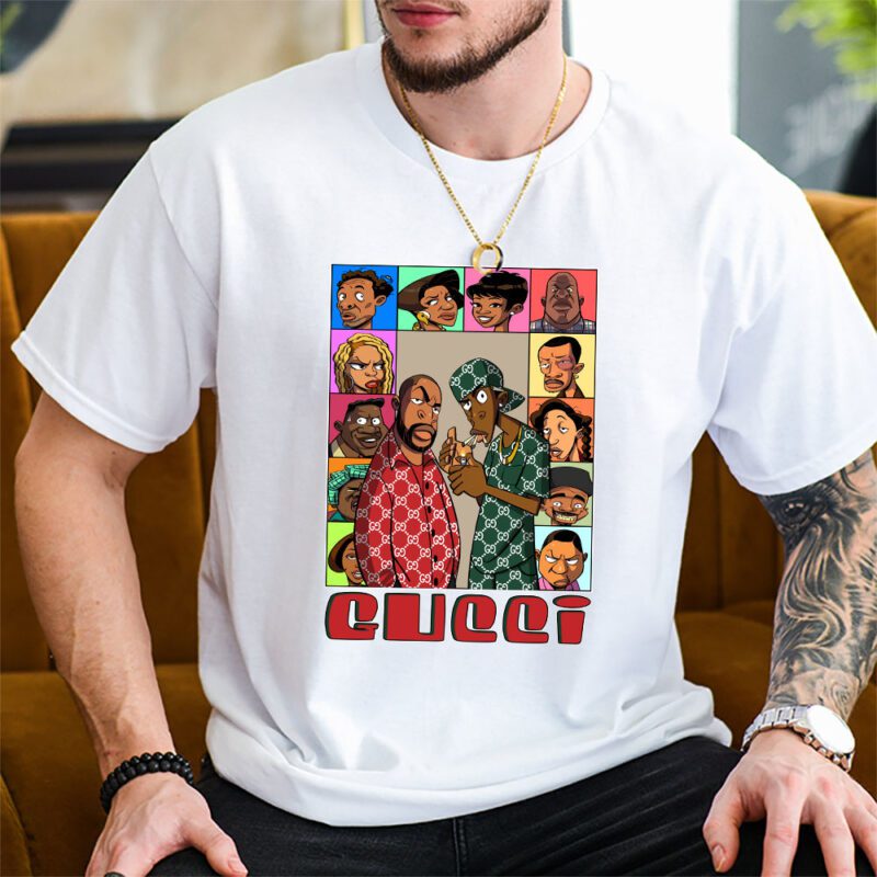 Friday The Animated Series Gucci Unisex T Shirt Cotton Tee TAT8158 2