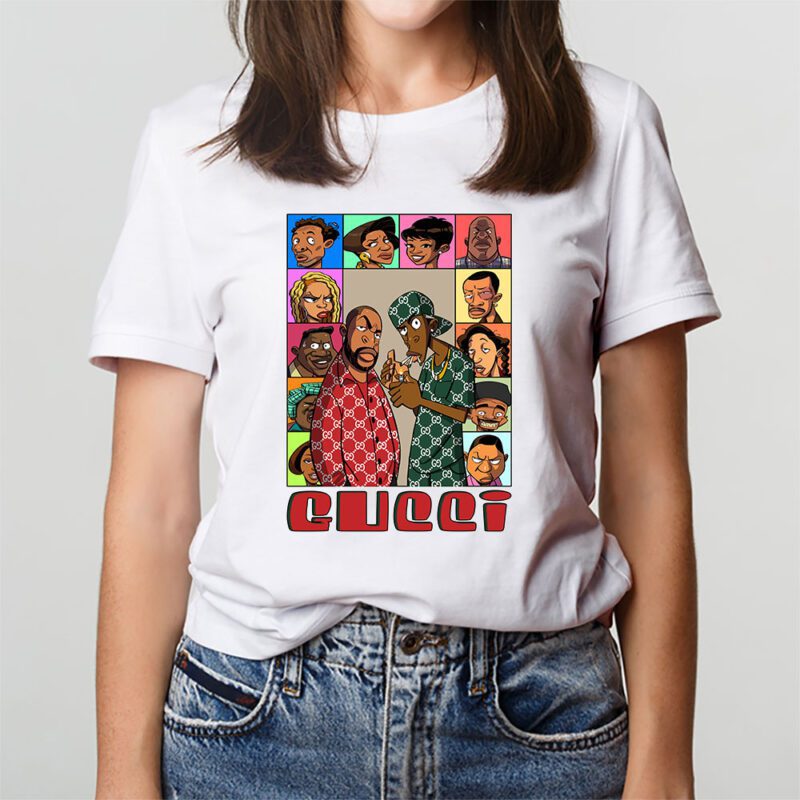 Friday The Animated Series Gucci Unisex T Shirt Cotton Tee TAT8158 3