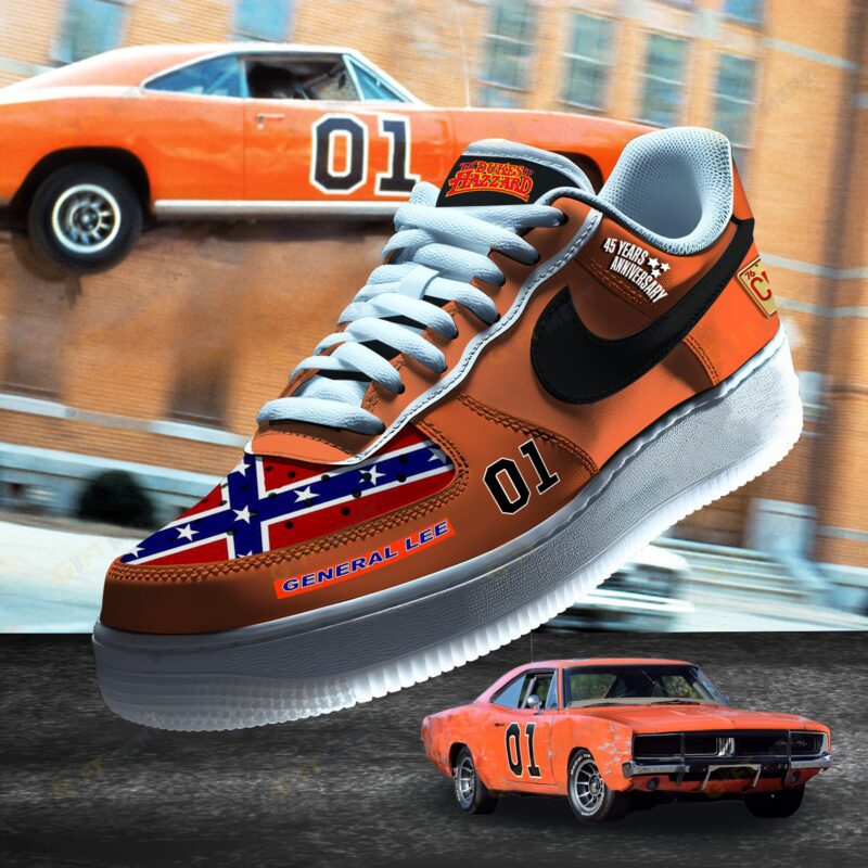 General Lee Car AF1 Sneaker Air Force 1 Limited Shoes GFA1015
