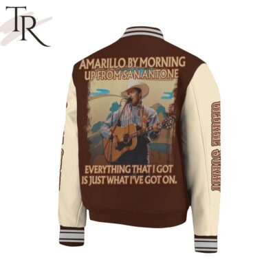 George Strait Amarillo by Morning Baseball Jacket TBJ1052 1