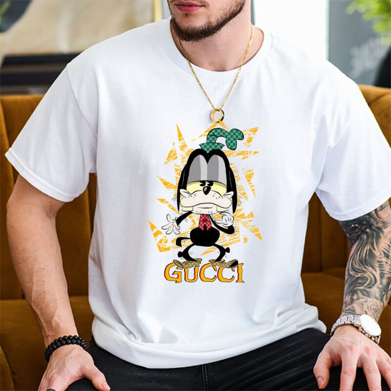 Goofy Dog Gucci Unisex T Shirt Cotton Tee TAT8182 2