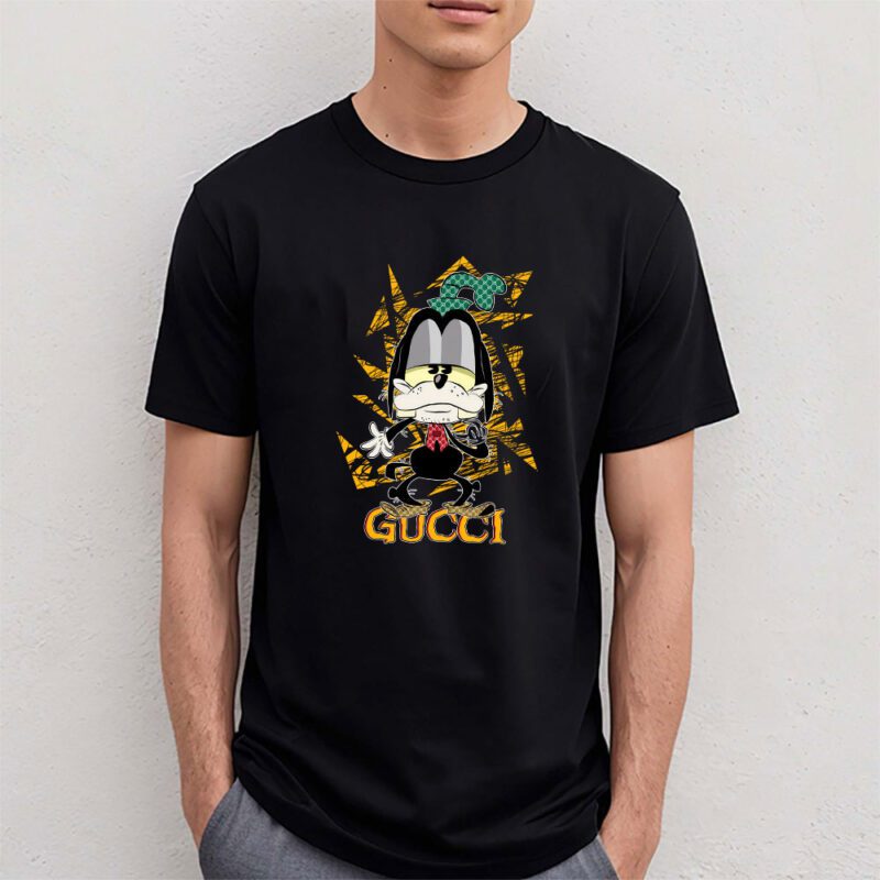 Goofy Dog Gucci Unisex T Shirt Cotton Tee TAT8182 4