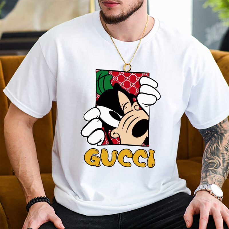 Goofy Dog Gucci Unisex T Shirt Cotton Tee TAT8183 2