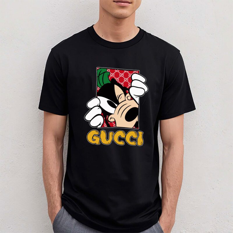 Goofy Dog Gucci Unisex T Shirt Cotton Tee TAT8183 4