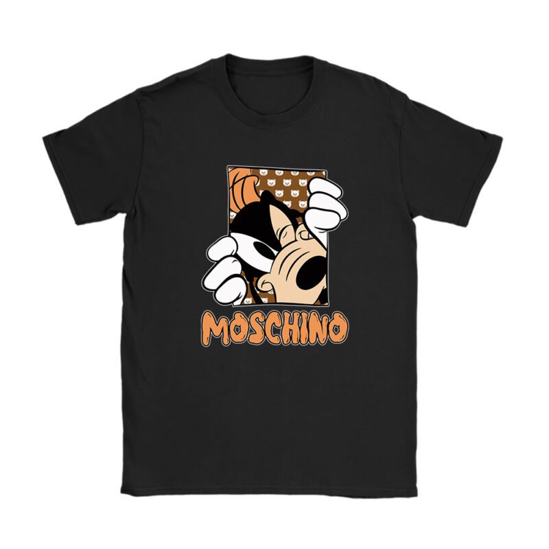 Goofy Dog Moschino Unisex T-Shirt Cotton Tee TAT8186