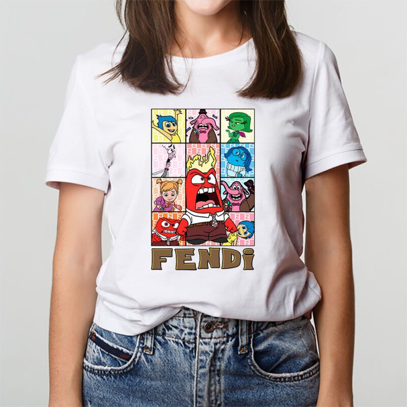 Inside Out Fendi Unisex T Shirt Cotton Tee TAT8190 3