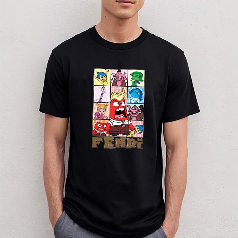 Inside Out Fendi Unisex T Shirt Cotton Tee TAT8190 4
