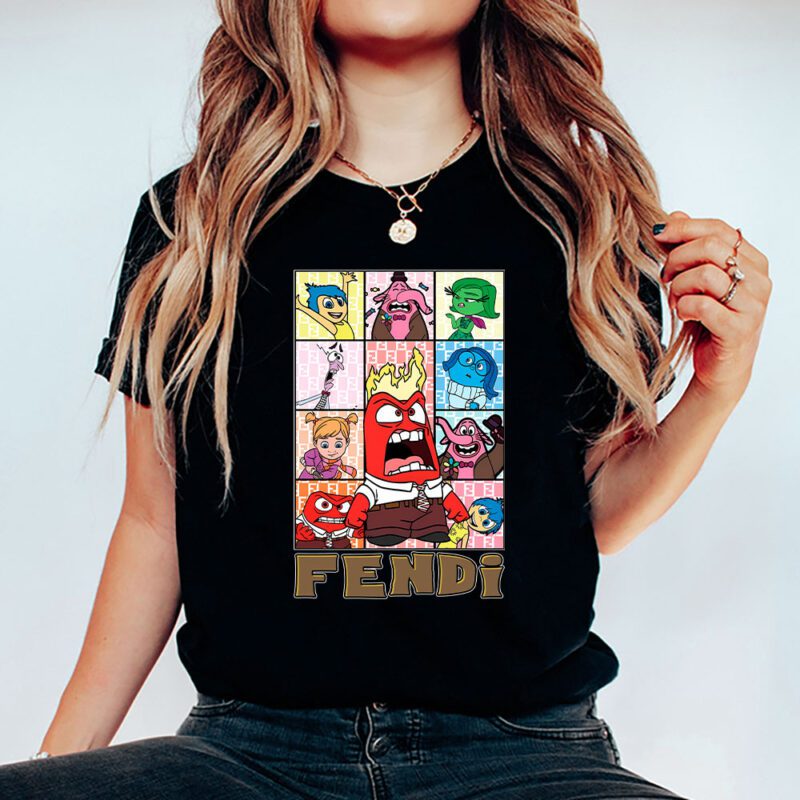 Inside Out Fendi Unisex T Shirt Cotton Tee TAT8190 5