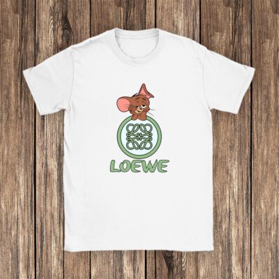 Jerrry In Tom And Jerry Loewe Brand Unisex T-Shirt Cotton Tee TAT6285 1 Jerrry In Tom And Jerry Loewe Brand Unisex T Shirt Cotton Tee TAT6285 1