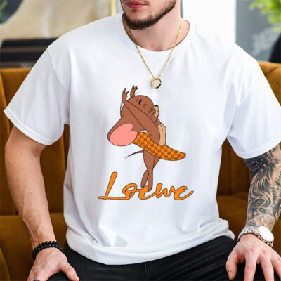Jerrry In Tom And Jerry Loewe Unisex T-Shirt TAT5508 2 Jerrry In Tom And Jerry Loewe Unisex T Shirt TAT5508 2