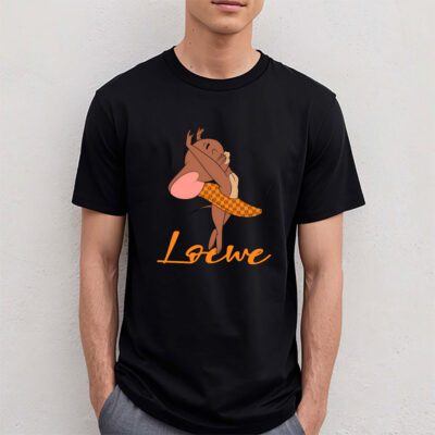Jerrry In Tom And Jerry Loewe Unisex T-Shirt TAT5508 4 Jerrry In Tom And Jerry Loewe Unisex T Shirt TAT5508 4