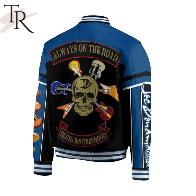 Joe Bonamassa Always On The Road Blues Brotherhood Baseball Jacket TBJ1063 1