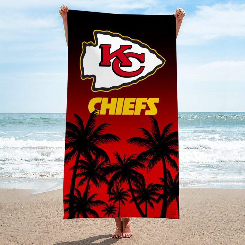 Kansas City Chiefs Rectangle Beach Towel WBT1002