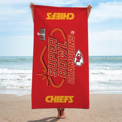 Kansas City Chiefs Rectangle Beach Towel WBT1148