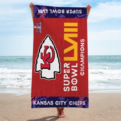 Kansas City Chiefs Rectangle Beach Towel WBT1150