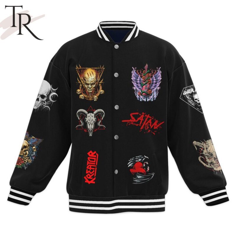 Kreator Satan Is Real Baseball Jacket TBJ1073 1