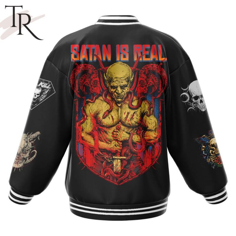 Kreator Satan Is Real Baseball Jacket TBJ1073 2