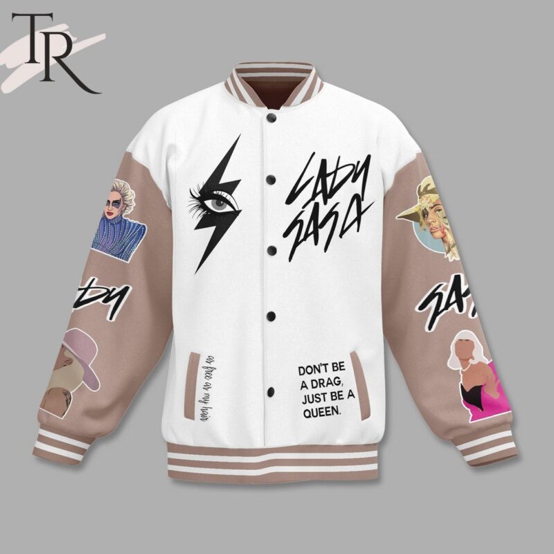 Lady Gaga I Dont Want To Make Money I Want To Make A Difference Baseball Jacket TBJ1071 1