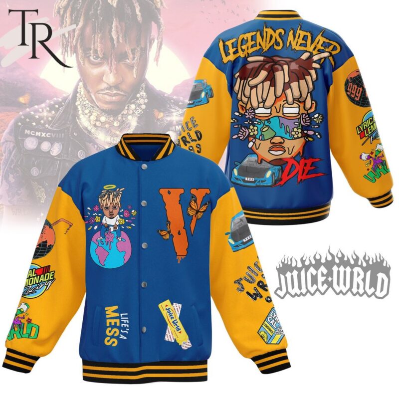 Legends Never Die Juice Wrld Baseball Jacket TBJ1074