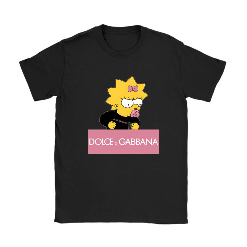 Lisa Simpson Dolce & Gabbana Unisex T-Shirt Cotton Tee TAT14322