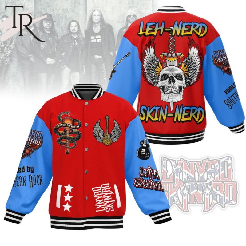 Lynyrd Skynyrd Leh-Nerd Skin-Nerd Baseball Jacket TBJ1080