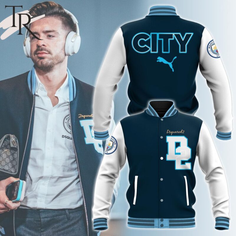 Manchester City Premium Dsquared2 Baseball Jacket TBJ1083