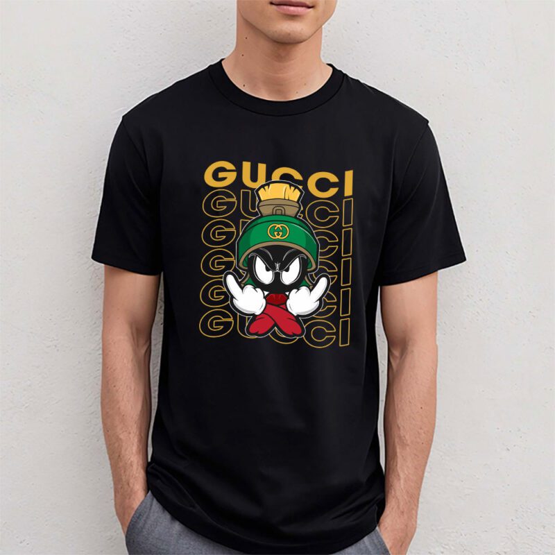 Marvin The Martian Gucci Unisex T Shirt Cotton Tee TAT8318 4