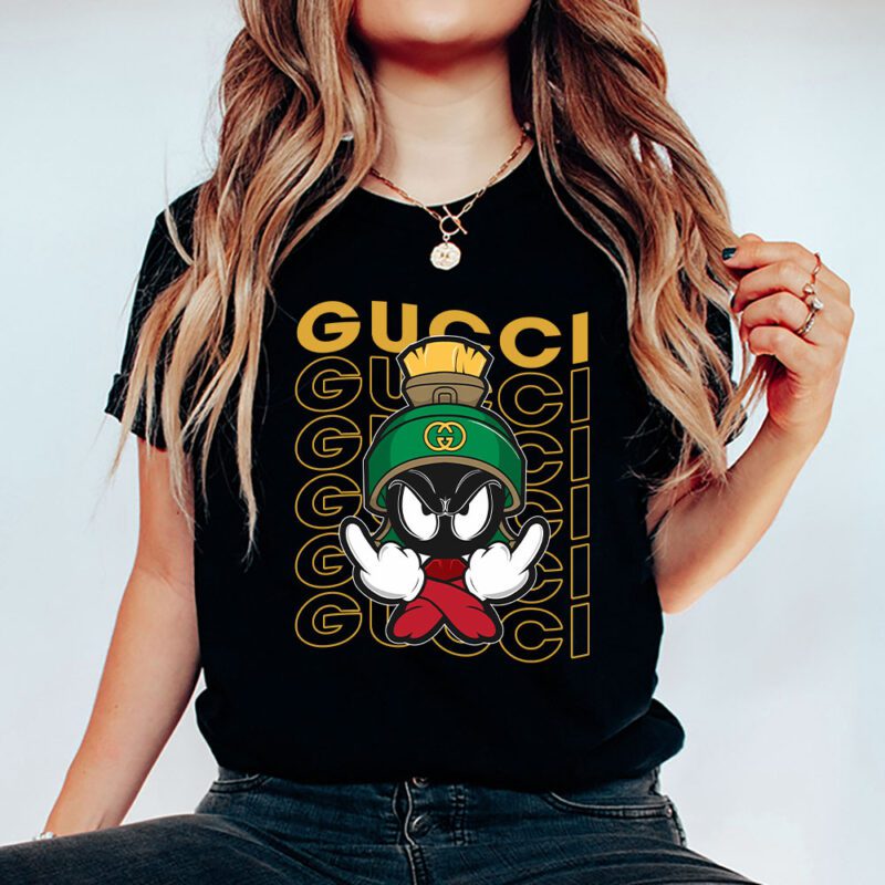 Marvin The Martian Gucci Unisex T Shirt Cotton Tee TAT8318 5