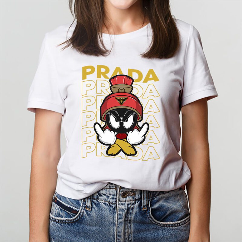 Marvin The Martian Prada Unisex T Shirt Cotton Tee TAT8319 3