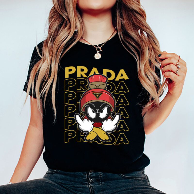 Marvin The Martian Prada Unisex T Shirt Cotton Tee TAT8319 5
