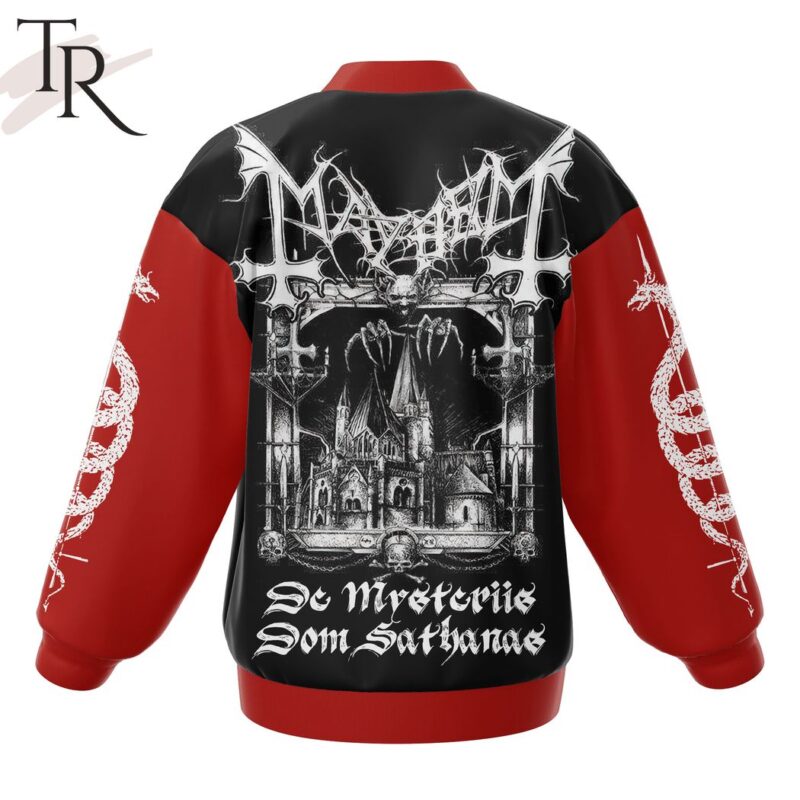 Mayhem De Mysteriis Dom Sathanas Baseball Jacket TBJ1084 2
