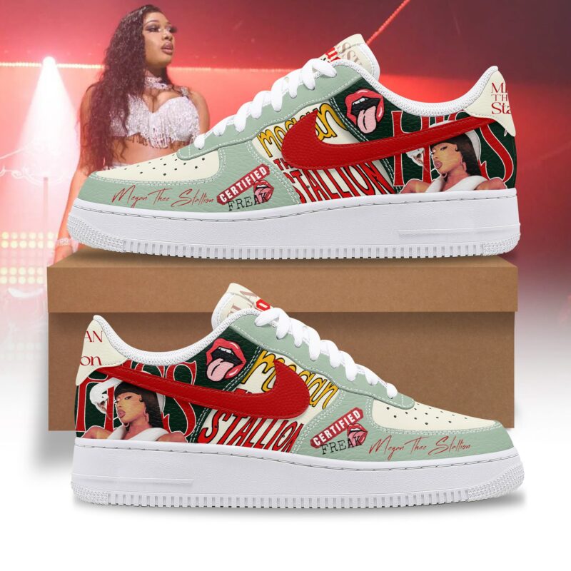 Megan Thee Stallion's AF1 Sneaker Limited Air Force 1 Shoes ZSP1030