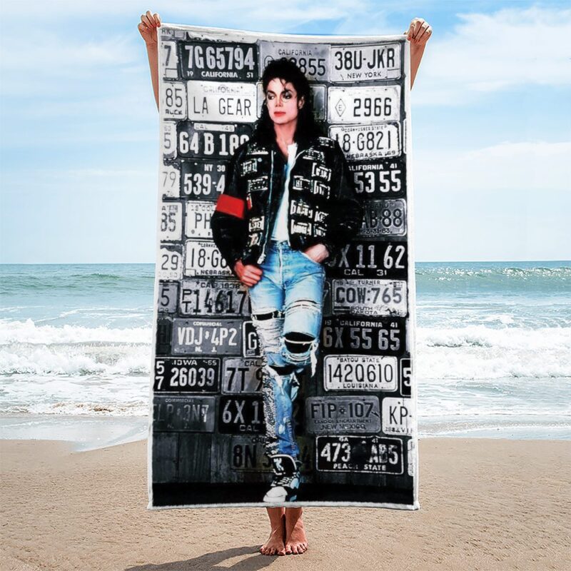 Michael Jackson Rectangle Beach Towel WBT1102