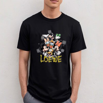 Mickey And Friends Skeleton Halloween Loewe Unisex T-Shirt Cotton Tee TAT10107 4 Mickey And Friends Skeleton Halloween Loewe Unisex T Shirt Cotton Tee TAT10107 4