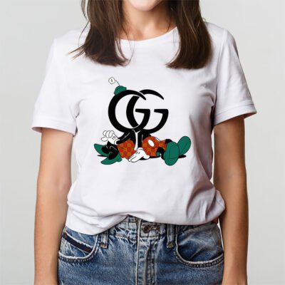 Mickey And Minnie Gucci Unisex T Shirt Cotton Tee TAT14327 3