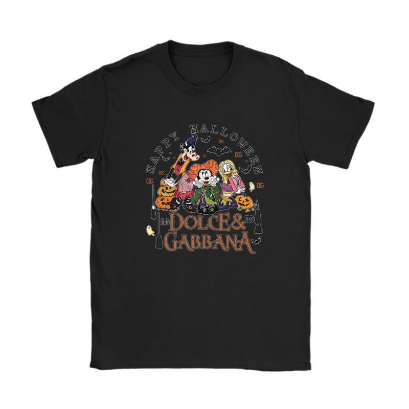 Mickey Happy Halloween Dolce & Gabbana Unisex T-Shirt Cotton Tee TAT9288