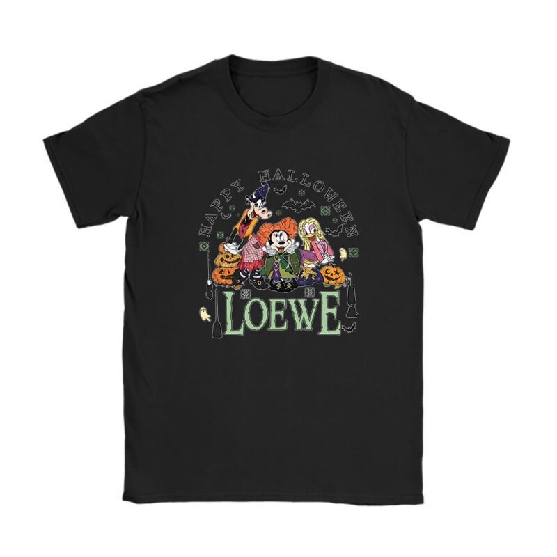 Mickey Happy Halloween Loewe Unisex T-Shirt Cotton Tee TAT9293