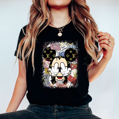 Mickey Louis Vuitton Unisex T Shirt Cotton Tee TAT14332 5