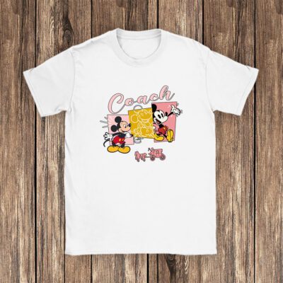 Mickey Mouse Coach Unisex T Shirt Cotton Tee TAT7589 1