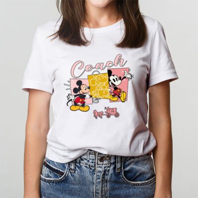 Mickey Mouse Coach Unisex T Shirt Cotton Tee TAT7589 3