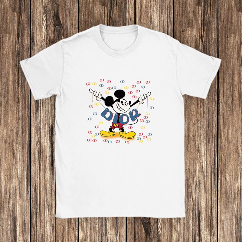 Mickey Mouse Dior Unisex T Shirt Cotton Tee TAT7591 1