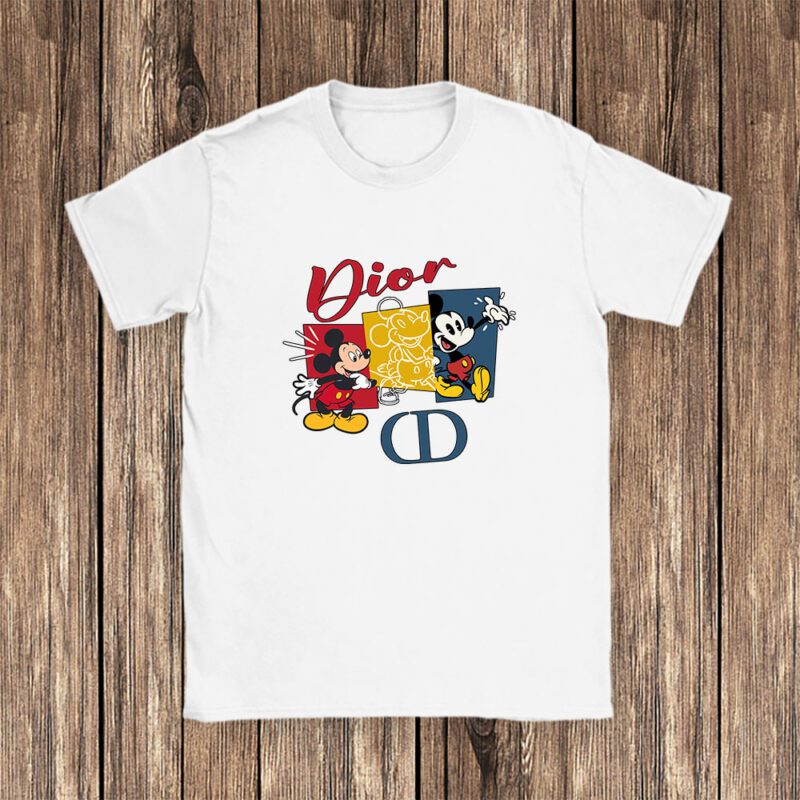 Mickey Mouse Dior Unisex T Shirt Cotton Tee TAT7592 1