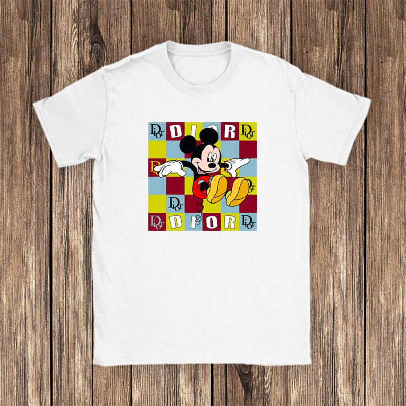 Mickey Mouse Dior Unisex T Shirt Cotton Tee TAT8246 1