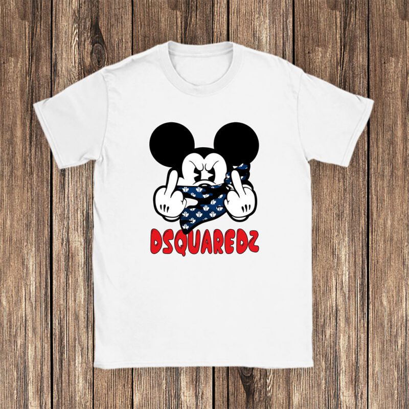 Mickey Mouse Dsquared2 Unisex T Shirt Cotton Tee TAT7590 1