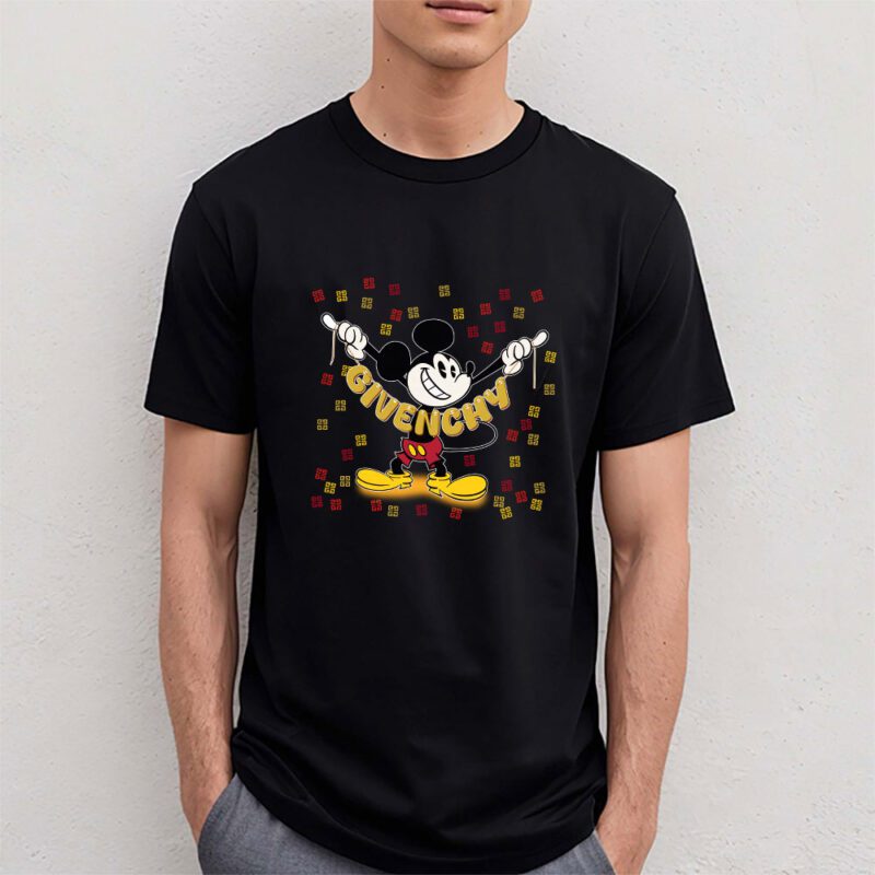 Mickey Mouse Givenchy Unisex T Shirt Cotton Tee TAT7601 4