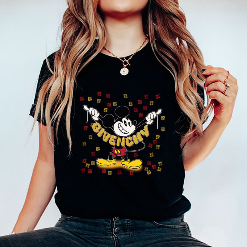 Mickey Mouse Givenchy Unisex T Shirt Cotton Tee TAT7601 5