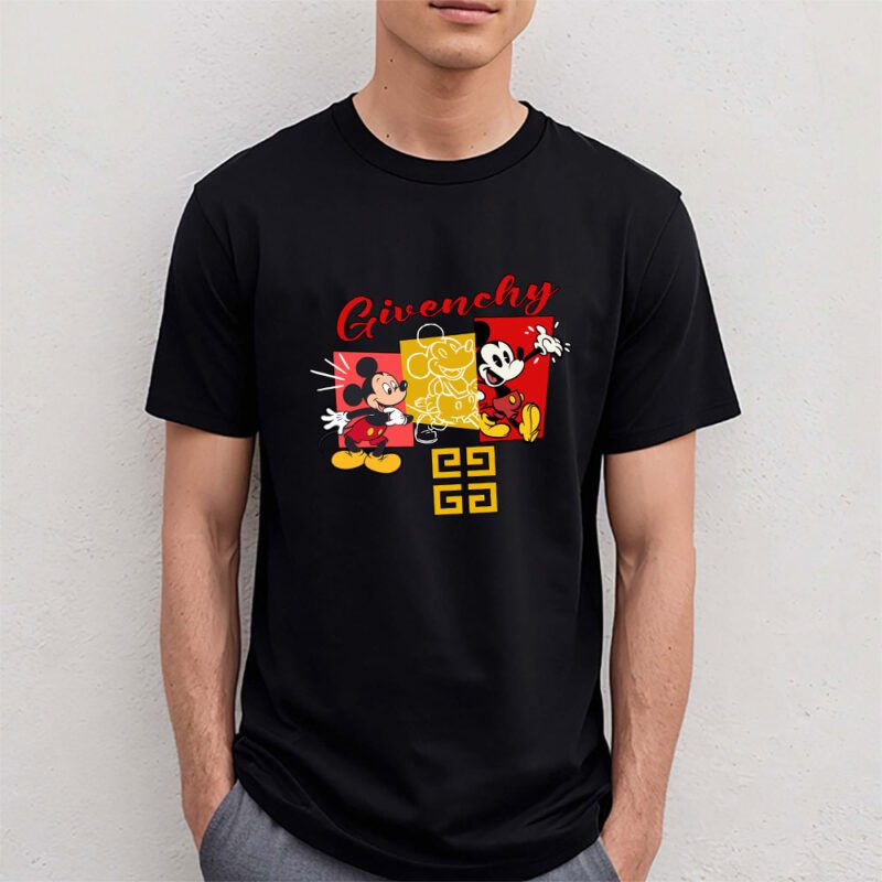 Mickey Mouse Givenchy Unisex T Shirt Cotton Tee TAT7602 4