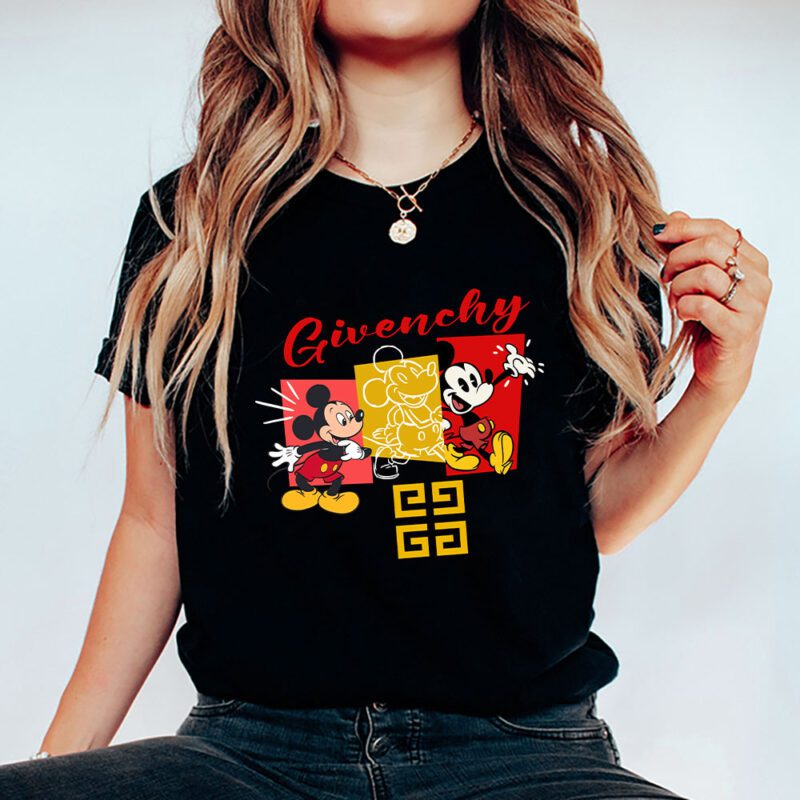 Mickey Mouse Givenchy Unisex T Shirt Cotton Tee TAT7602 5