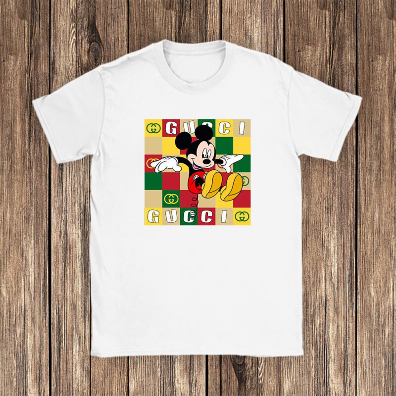 Mickey Mouse Gucci Unisex T Shirt Cotton Tee TAT7598 1